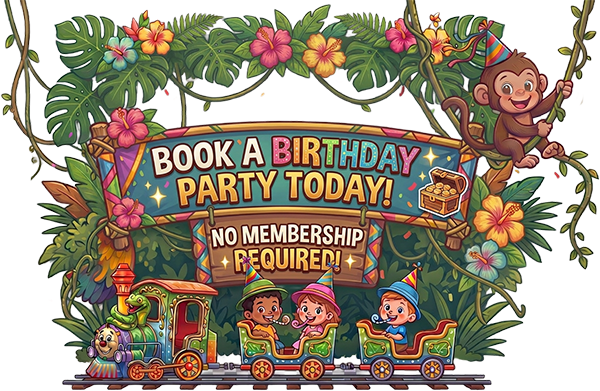 Book a Birthday Party Today! No Membership Required!